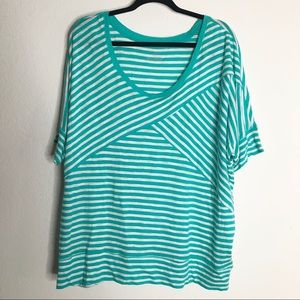 Lane Bryant Striped Top 18/20
